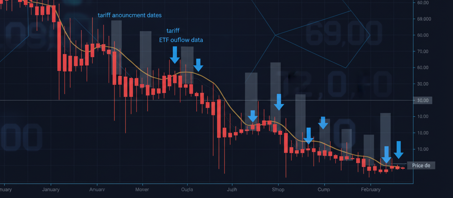 Bitcoin Drops 25% From Peak as Tariff Fears Trigger Record ETF Outflows