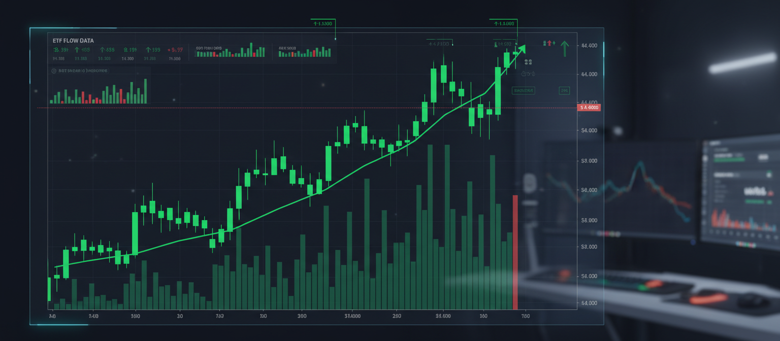 Ethereum Surges Past $3,400 as Institutional ETF Inflows Hit Record Highs