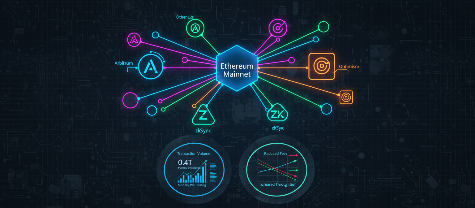 Layer-2 Solutions Process $1.4T in Transactions as Ethereum Scaling Reaches New Heights