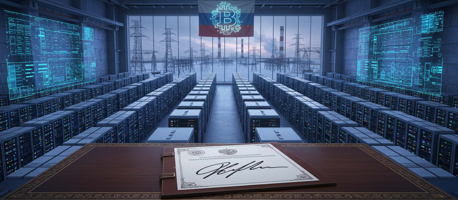 Russia Legalizes Bitcoin Mining Starting November 1 Amid Sanctions Pressure and Energy Strategy