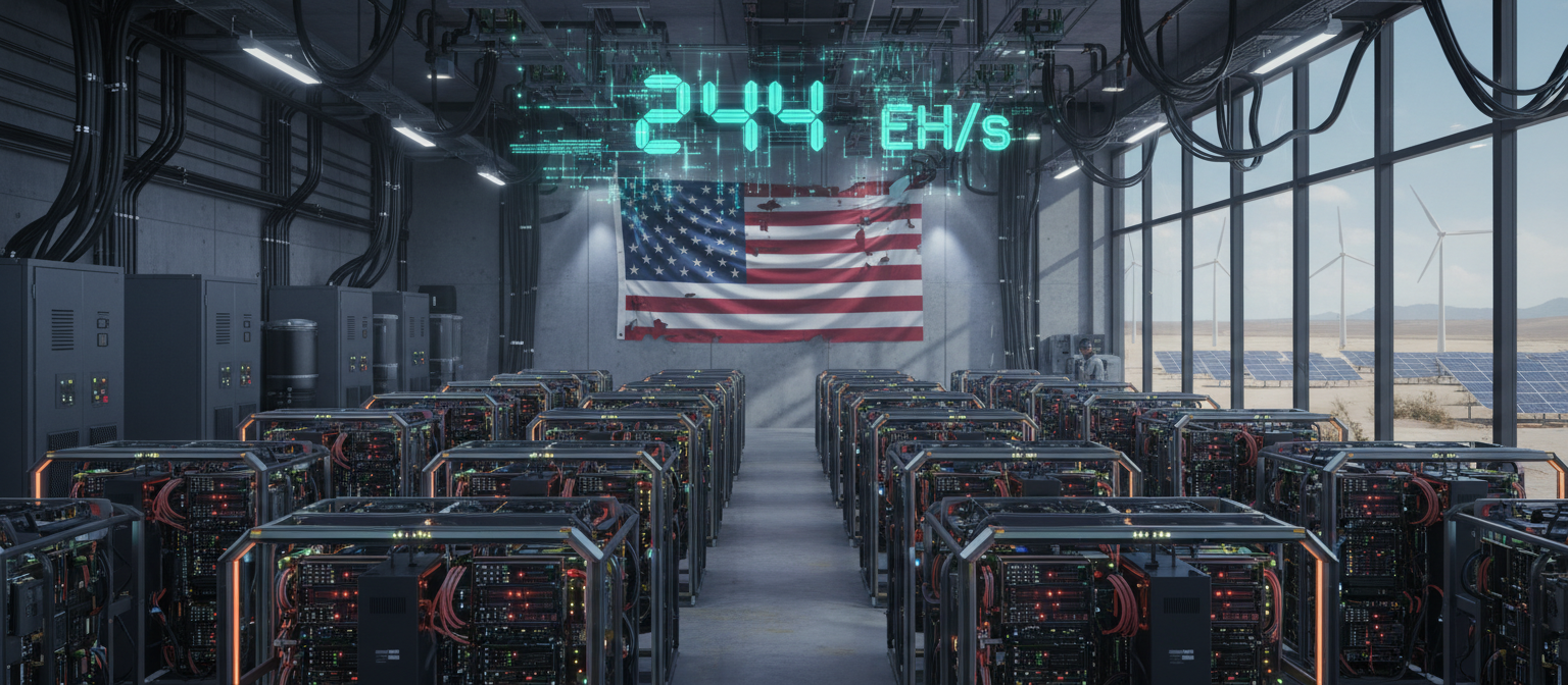 U.S. Bitcoin Miners Control 29% of Global Hashrate in Strategic Shift